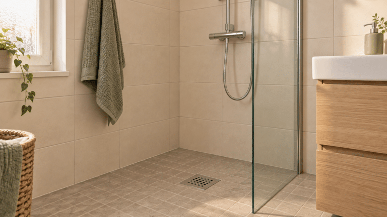 AI-generated image of a typical bathroom