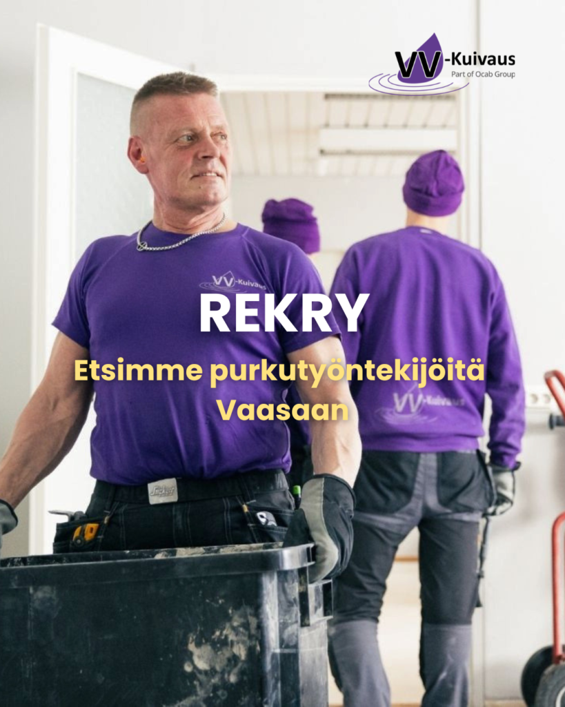 Vaasa purkutyöntekijä rekry isokuva